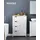 VASAGLE Badezimmerschrank 30 x 55 x 82 cm Weiß
