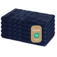 LAVEA Elena Handtuchset 5-tlg. blau