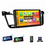 ESSGOO Android 15 Für Peugeot 508 2011-2018 NAVI EQ SWC GPS Autoradio (Digitalradio (DAB), RDS, FM, AM, Carplay Android Auto GPS Navi WIFI BT SWC)
