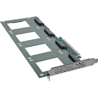 InLine PCIe Karte zu 4x intern U.2 NVMe SFF-8639
