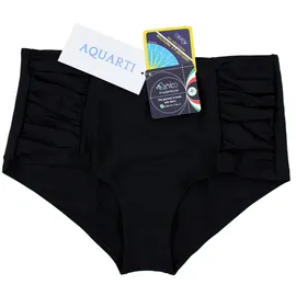 Aquarti Bikini-Hose Damen Schwarz 50