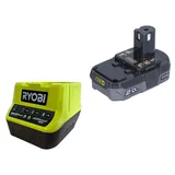 RYOBI Akku 18 V 2,0 Ah 1 Stück + Schnellladegerät
