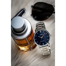 Casio analog MTP-VT01D-2BUDF (A1613) - Dunkelblau/Silber