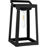 NÄVE Solarleuchte Kunststoff und Metall B: 15 cm H: 25,5 cm 1 Stk. schwarz