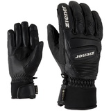 Ziener Guard GTX Grip PR Ski-Handschuhe/Wintersport | Wasserdicht, Atmungsaktiv, Gore-tex, Primaloft, Leder, Rennlauf, schwarz (black), 9