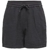 Only Bermudas Shorts mit Strukturmuster - Comfort Fit blau|schwarz