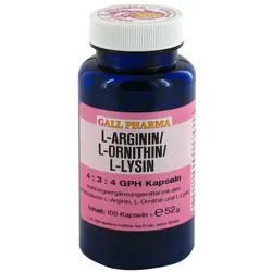 L-arginin/l-ornithin/l-lysin 4:3:4 Gph Kapseln