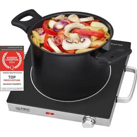 First Austria Infrarot Kochplatte Kochplatte, Silber