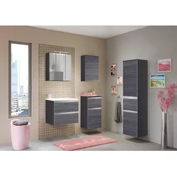 Badezimmer in Silber/ Eichefarbe 'Arezzo'