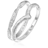 HAZE & GLORY Ring-Set Set Moment - Feel Alive 925 Silber, Ring Set silberfarben 54