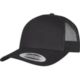 Flexfit 5-Panel Retro Trucker Cap Schwarz,