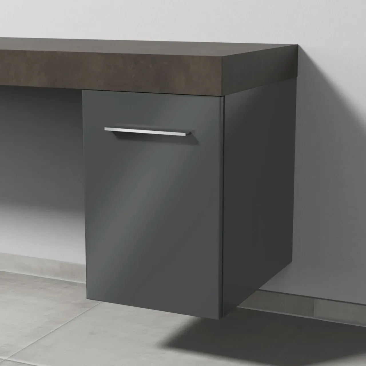 Sanipa Anbau-/Solitärschrank A: links 2morrow (G239079L) 510x350x520, G239079L G239079L