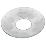 Wiedemann Kerzenmanschette Blüten Transparent