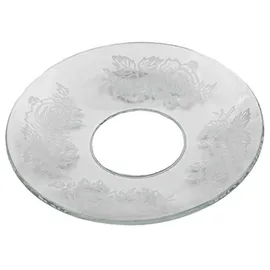 Wiedemann Kerzenmanschette Blüten Transparent