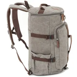 Retro Rucksack Craftride VG5 Gepäckrolle Vintage 30L hellgrau
