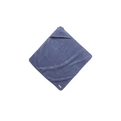 Kapuzenbadetuch  Bär , blau , Maße (cm): B: 80