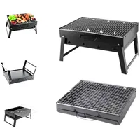 Toolbrothers Outdoor tragbarer Holzkohle Grill für Camping werkzeuglose Montage