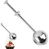 Fulenyi Mehlstreuer zum Backen, Löffel, Puderzuckerstreuer,Puderzuckerstabsieb - Tragbarer Puderzuckerstreuer, Staubsieb, Sieb für Puderzucker, Mehl