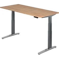 bümö elektrisch höhenverstellbarer Schreibtisch 180x80 cm mit Memory-Steuerung - Design Schreibtisch höhenverstellbar elektrisch, elektrischer