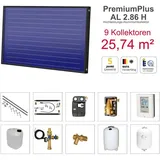 Solarbayer PremiumPlusAL Solarpaket H9 Stock Bruttofläche 25,74 m2 horizontal