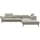 flexlux Eckcouch Polyester 2-Sitzer Beige