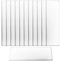 ECENCE Neodym Klebe-Magnete 12 Stck. selbstklebend Quader klein 30x10x1mm Rechteckig