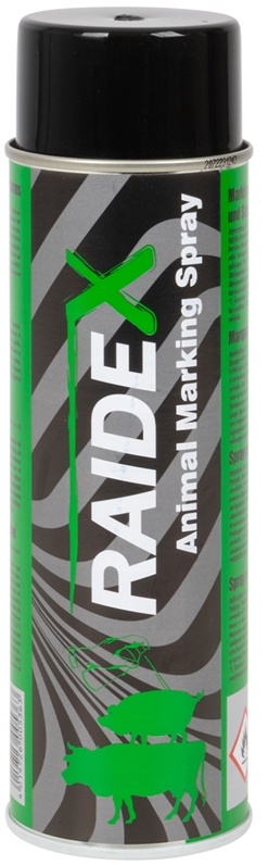 RAIDEX Viehzeichenspray, Markierungsspray, 500ml, grün