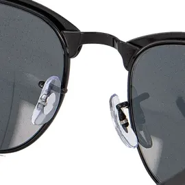 Ray Ban Clubmaster Metal RB3716 186/R5 51-21 matte black/classic blue