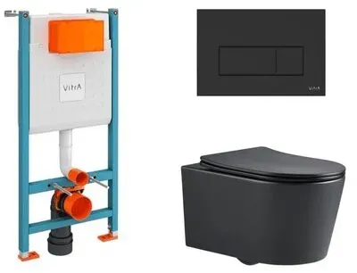 SAT Brevis Hänge-WC Set für Trockenbau / Vorwandinstallation SIKOVSB1