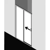 Kermi Liga D2L 1250x - Schwarz