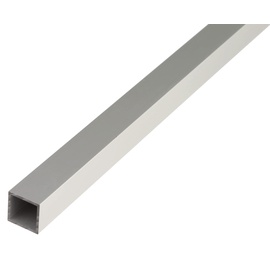 GAH ALBERTS Vierkantrohr | Aluminium, silberfarbig eloxiert | 2000 x 20 x 20 mm