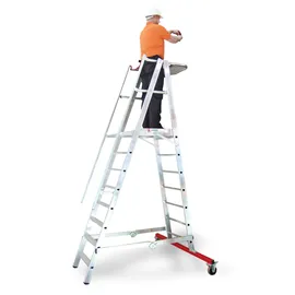Euroline Premium Aluminium-Podestleiter 6 Stufen (327706)