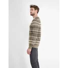 Lerros Gestreifter Strickpullover Beige L