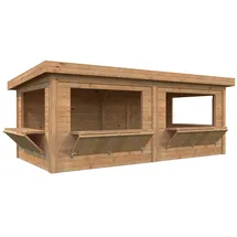 Palmako Gartenhaus Lenna 5,88 x 3,00 m Braun