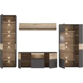 Forte Wohnwand COMO - grau