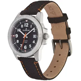 Dugena Keno 4461063 Quarz Gehäusefarbe Schwarz Armbandtyp Silikonarmband Armbandfarbe Grau
