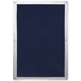 Lichtblick Dachfenster Haftfix, ohne Bohren, Verdunkelung, 94x113,5 cm blau