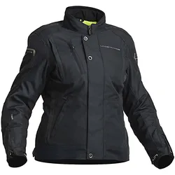 Lindstrands Zagreb wasserdichte Damen Motorrad Textiljacke, schwarz, Größe 40