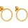 Purelei Ohrstecker Karma Gold Edelstahl