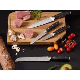 Rösle Messer-Set PURA inkl. Tranchiergabel 5-tlg., - Silber