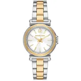 Michael Kors Damenuhr Maren 3-Zeiger-Werk Edelstahl Bicolor, MK7492