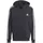 adidas Essentials 3-Streifen Kapuzenjacke Herren Schwarz S