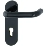 HOPPE FS-Garnitur Paris FS-K58/353K/138 Ku.F9005 D/K f.TS 40-66mm PZ DIN L/R