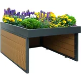 Mendler Mähroboter-Garage mit Pflanzkasten HWC-L45