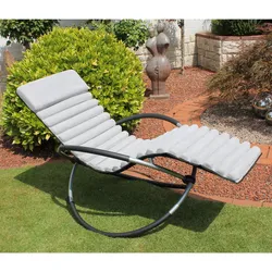 Leco Kissenauflage für Schaukelstuhl "DAS ORIGINAL",grau,
