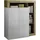 Home Affaire Mehrzweckschrank Hamburg 108 x 126 x 42 cm Braun/Weiß