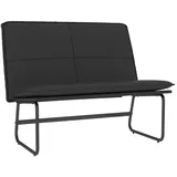 vidaXL Polsterbank Schwarz 100 x 75 x 76 cm