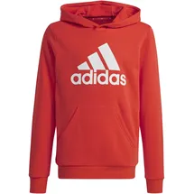 Adidas Kinder Kapuzenpullover Big Logo Essentials Cotton Hoodie IX9531 164 - Bright Red/White - 164