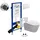 Kronenbach Tube Wand-WC mit WC-Sitz Weiß