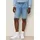 delmao Jeansshorts DELMAO, Herren, Gr. 44, N-Gr, blau used, Denim/Jeans, Obermaterial: 99% Baumwolle, 1% Elasthan, kontrastfarbene Details, regular fit kniefrei, Jeans Jeansshorts, gerade geschnittene Beine, Regular-Fit, kniefreie Länge